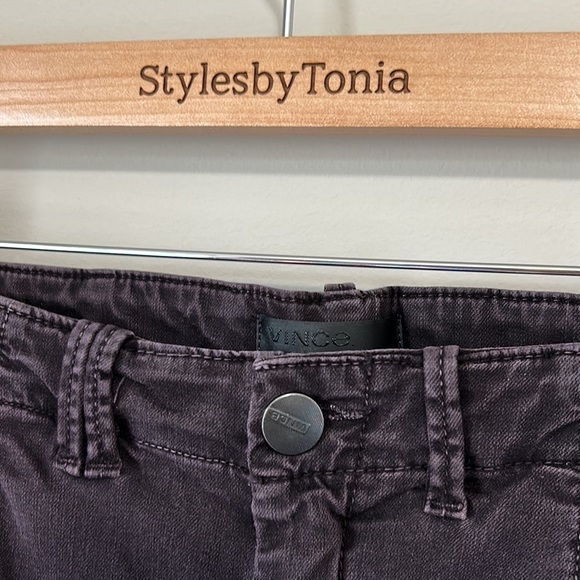 VINCE Slim Cargo Stretch Chino Pockets Mulberry Pants Jeans Sz 26 - Picture 4 of 15